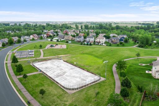 Aerial view - Nearby Distad Park and Greenway