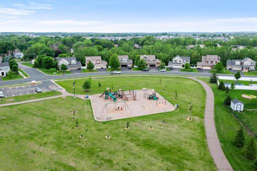 Aerial view - Nearby Distad Park and Greenway