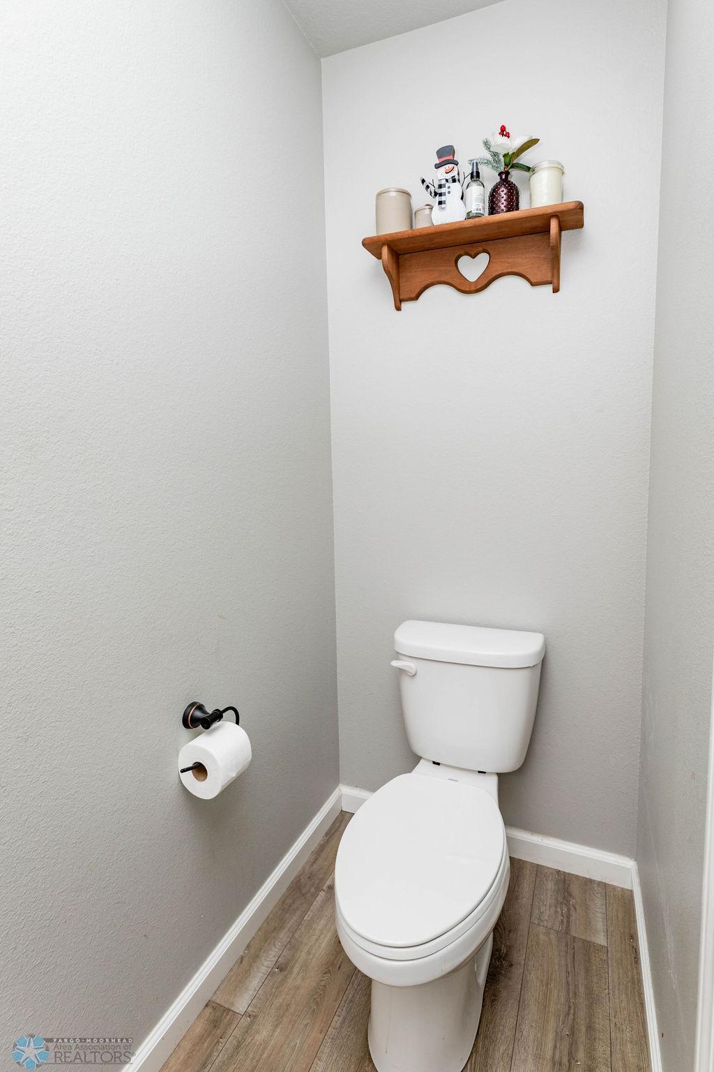 Convenient 1/2 bath on main floor