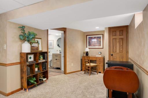 Lower Level with office nook and room for entertaining