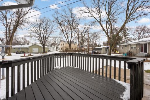 Maintenance free deck with solar lighting