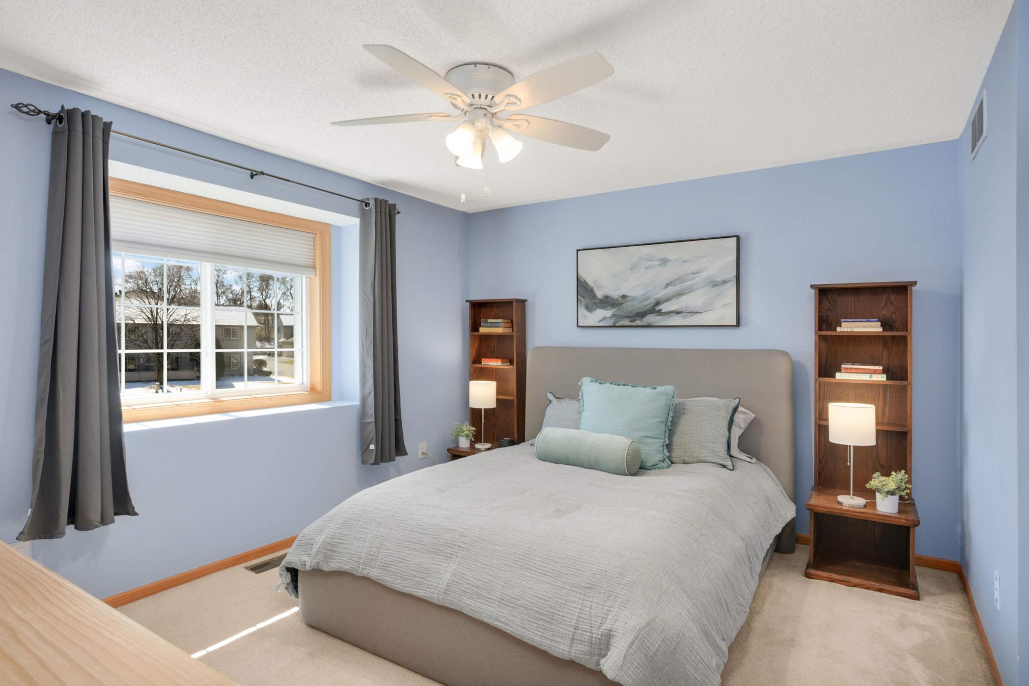 This beautiful Owner's Suite leads into a great full-size bathroom. Lots of space for your bedroom furniture!