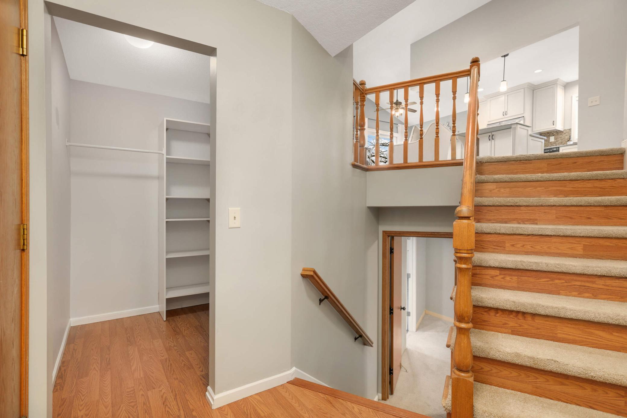 Huge walk-in coat closet