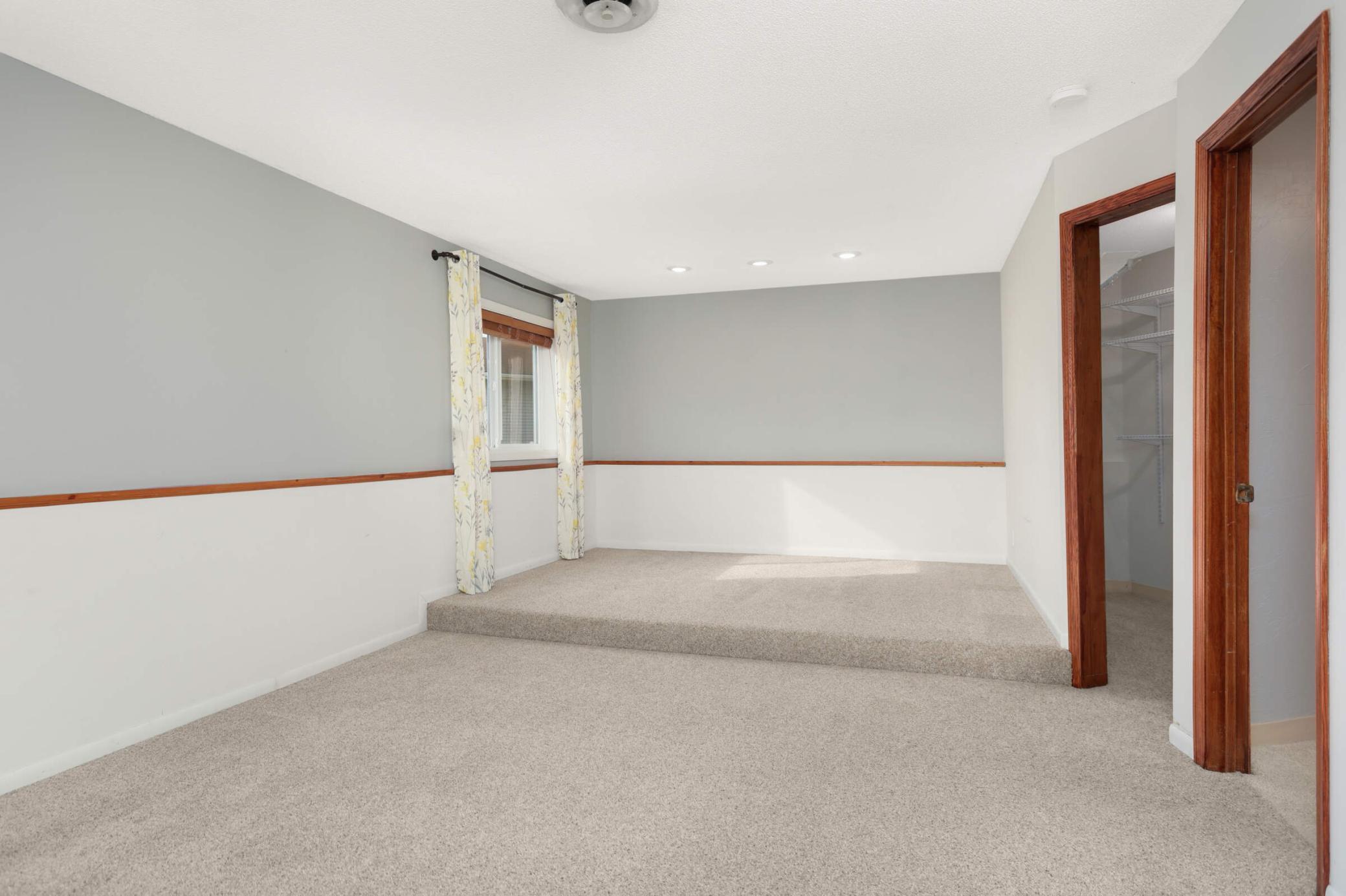HUGE Lower level bedroom/Family room