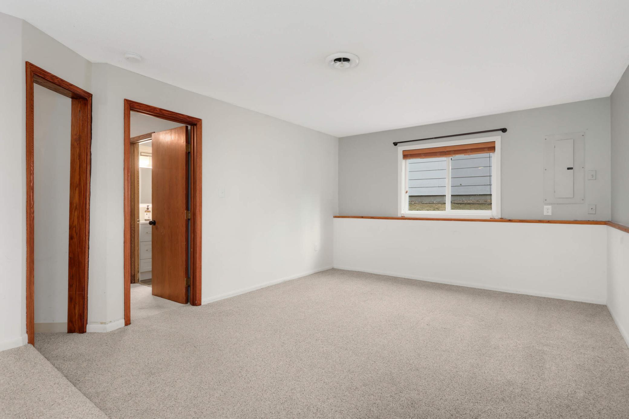 HUGE lower level bedroom/Family Room