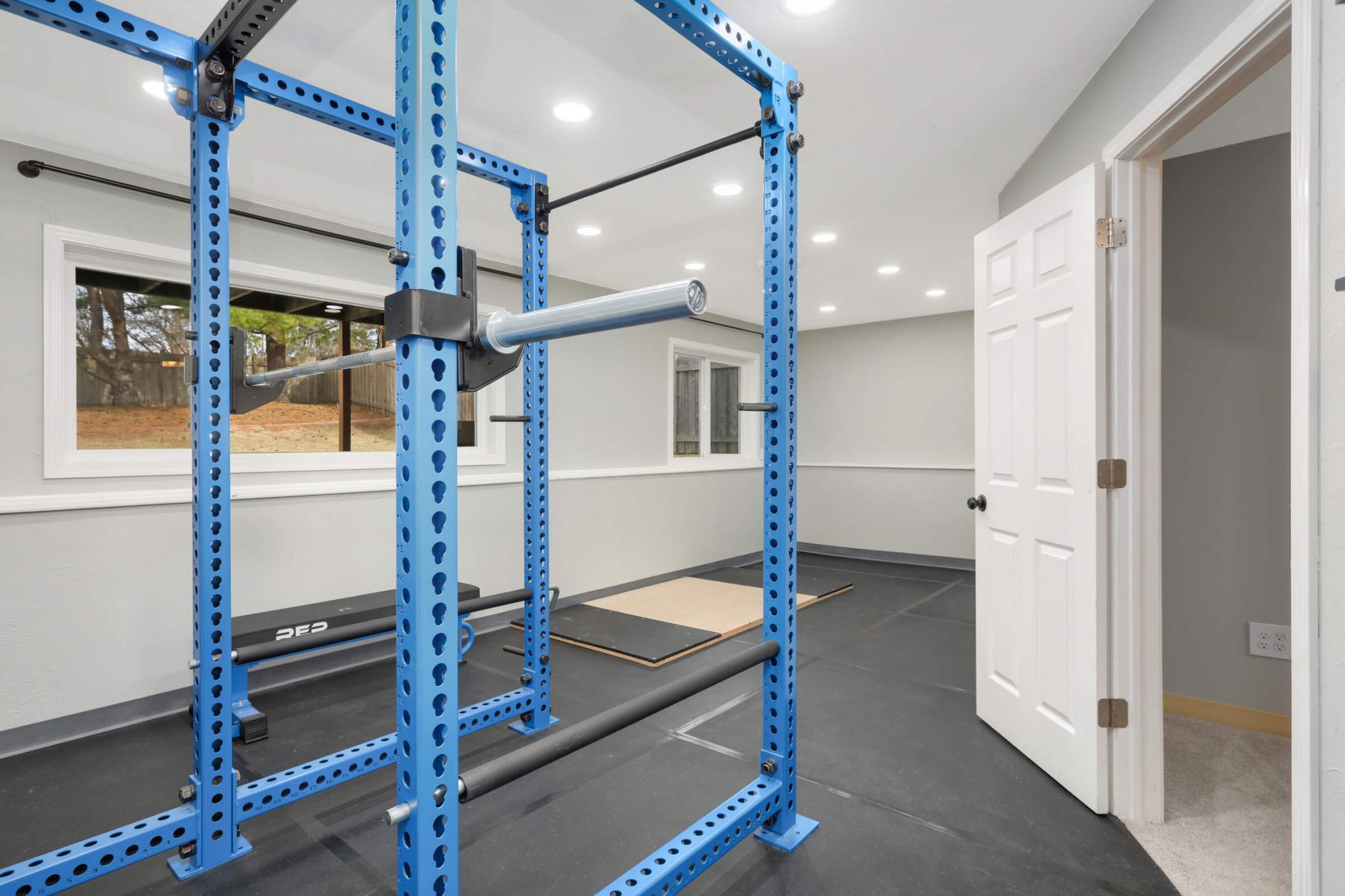 Gym/Bonus Space in lower level