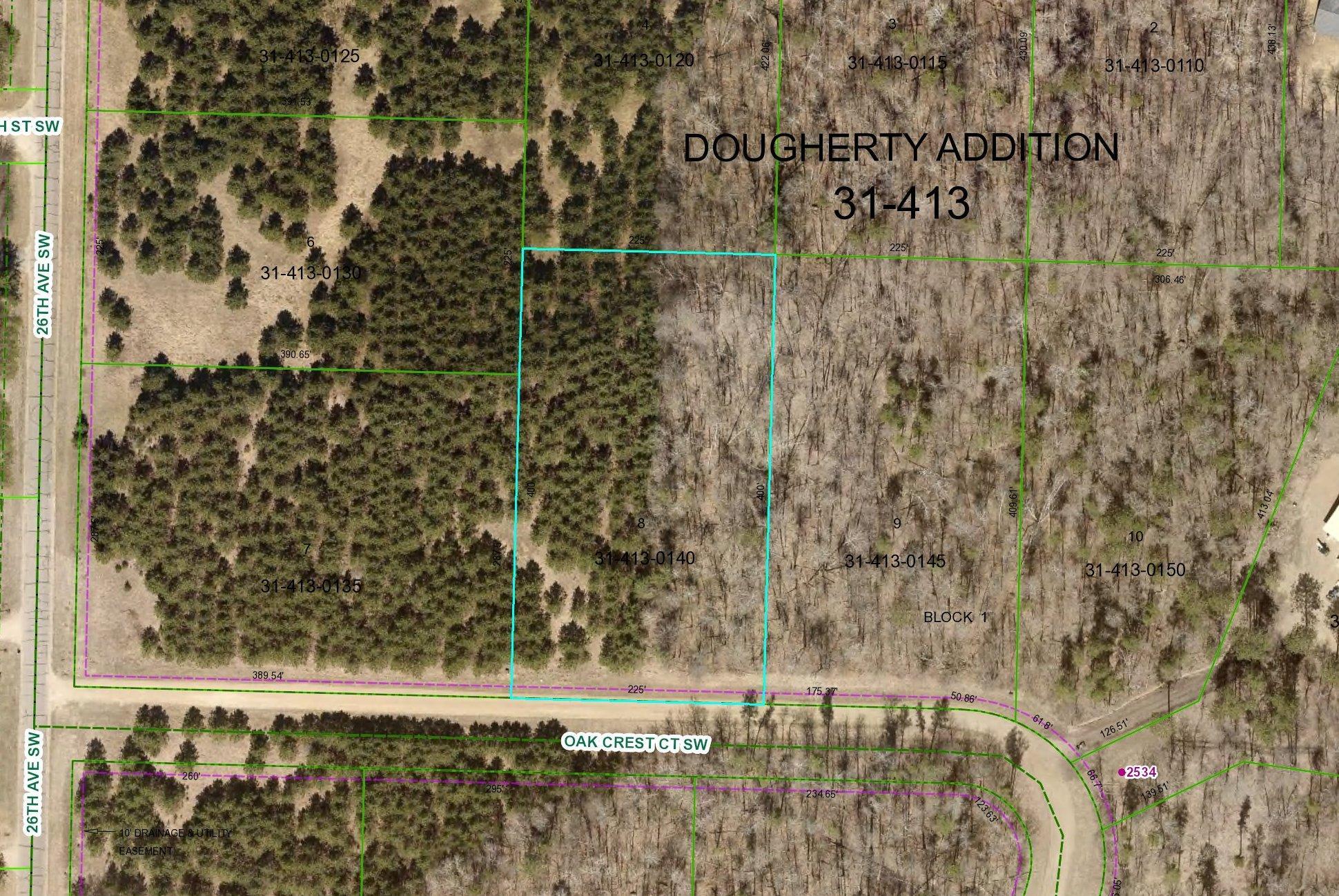Property photo for Lot 8 OAK CREST Court SW, Backus, MN 56435