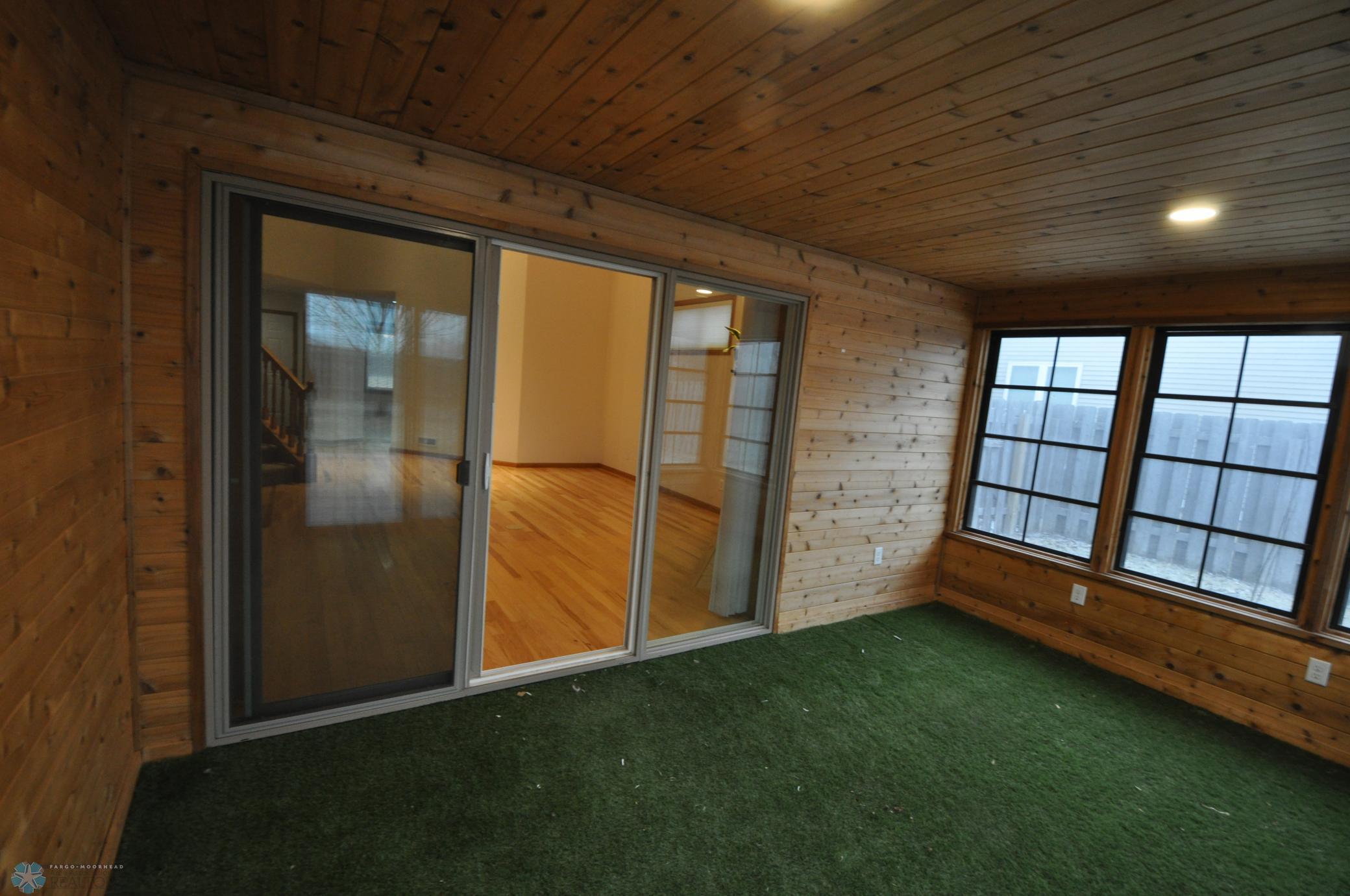 Three Season porch looking to Living room