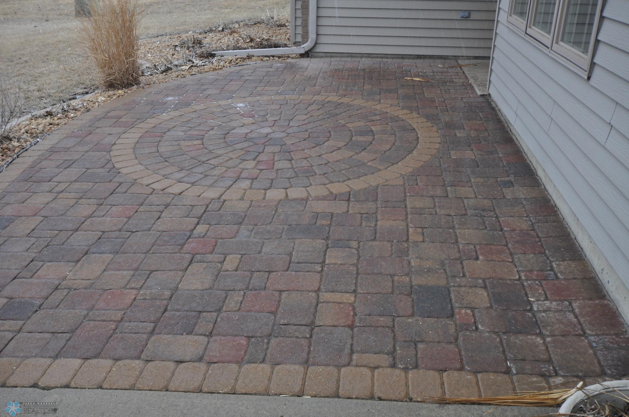 Paver stone entry
