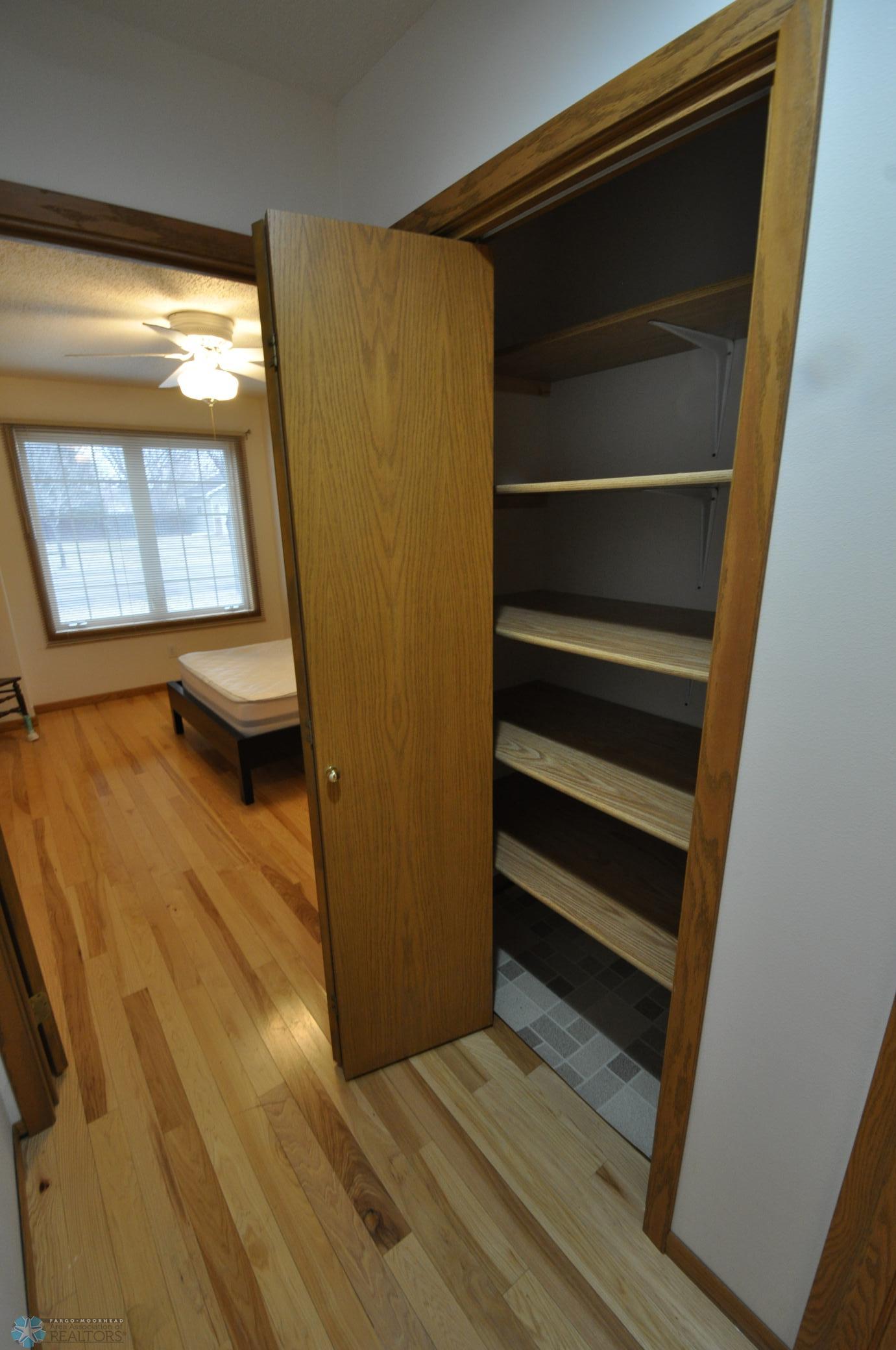 Hall storage closet