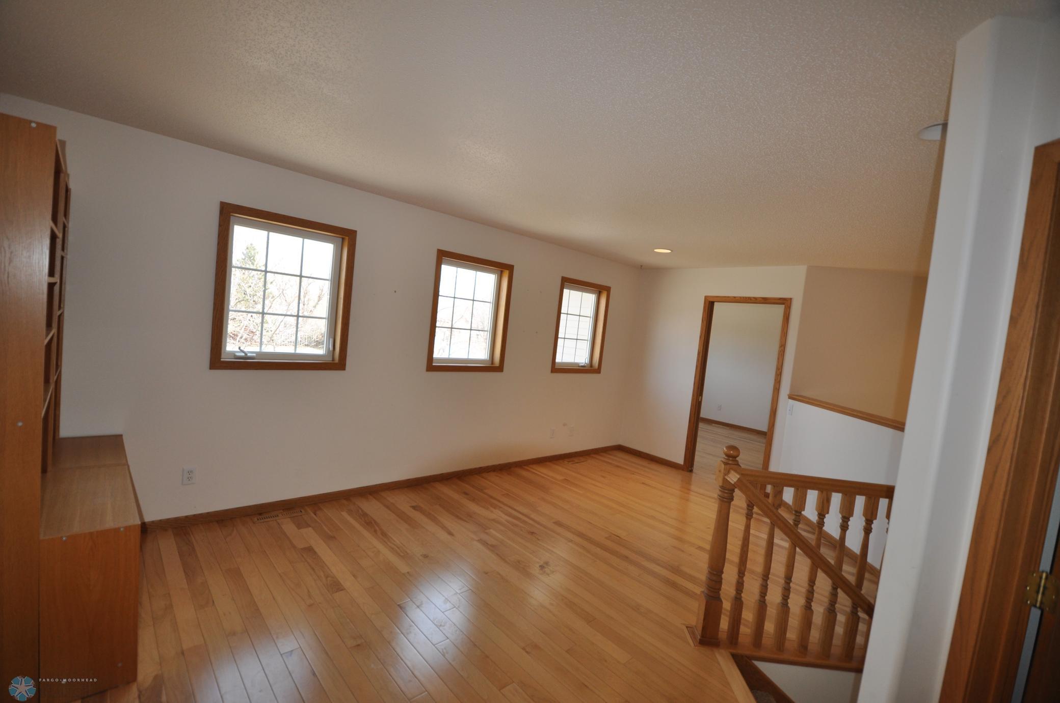 Second floor study area