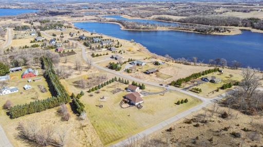 Another aerial view of the property! There are lakes nearby! Beautiful!