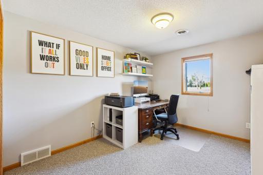 The 2nd lower level bedroom currently an office! Nice!