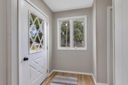 Entry from deck to mudroom and coat closets in the hall. See the floor plan for details!