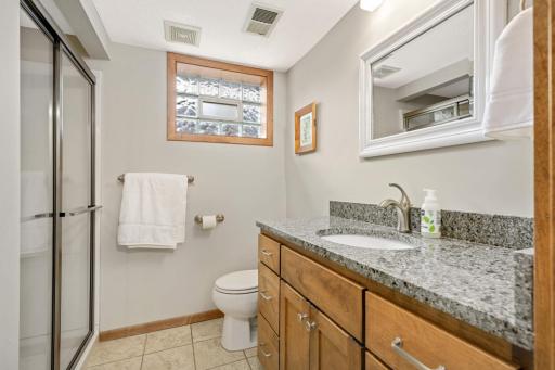 A 3rd remodeled 3/4 bath adjacent to the 2 additional BRs