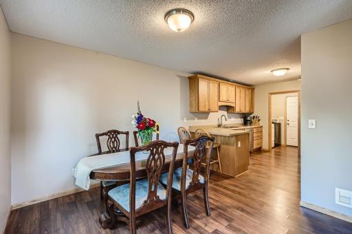 Large Dining Room with open flow to the kitchen