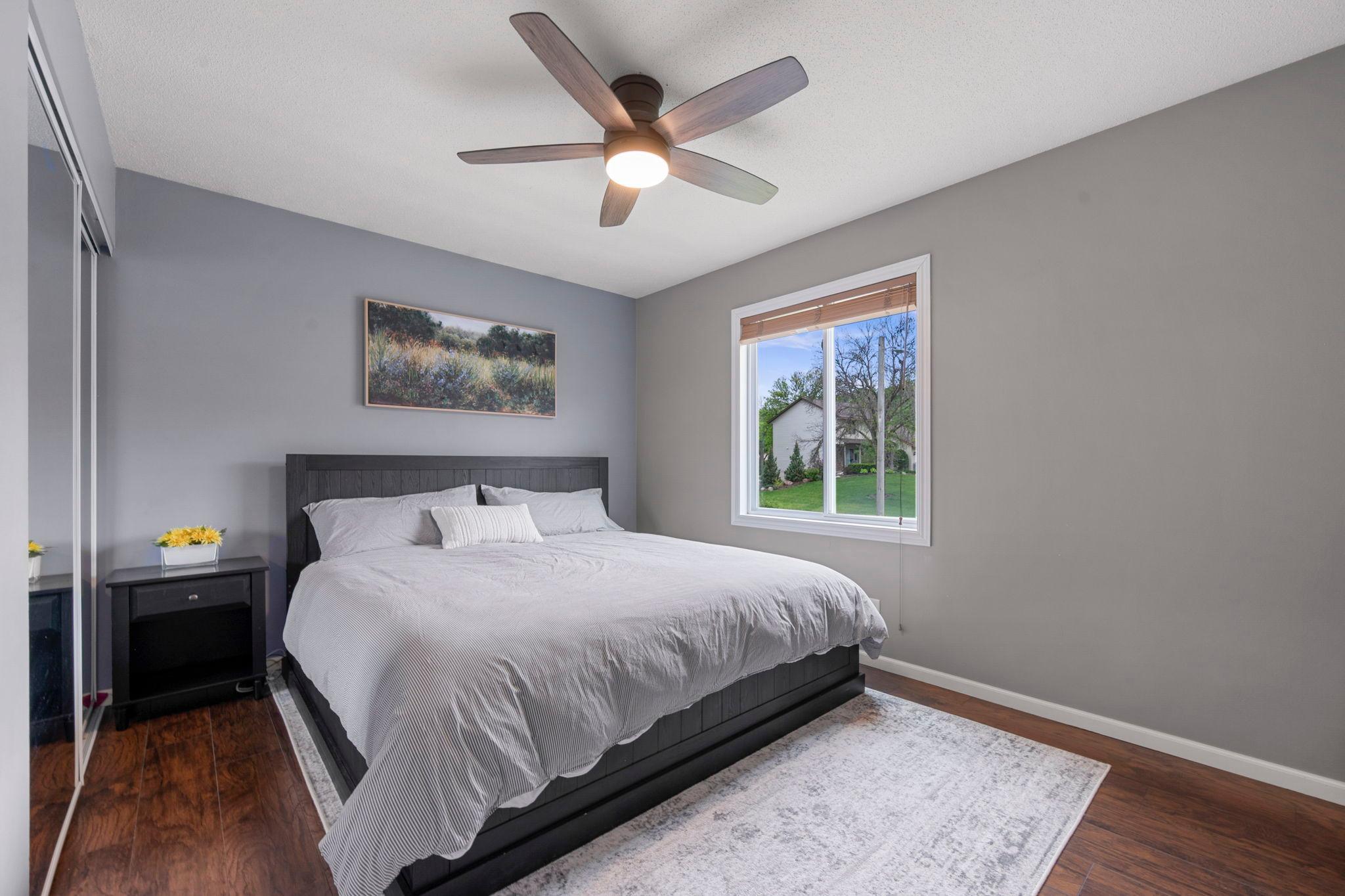 New ceiling fans in both bedrooms, all smoke and CO detectors up to date.