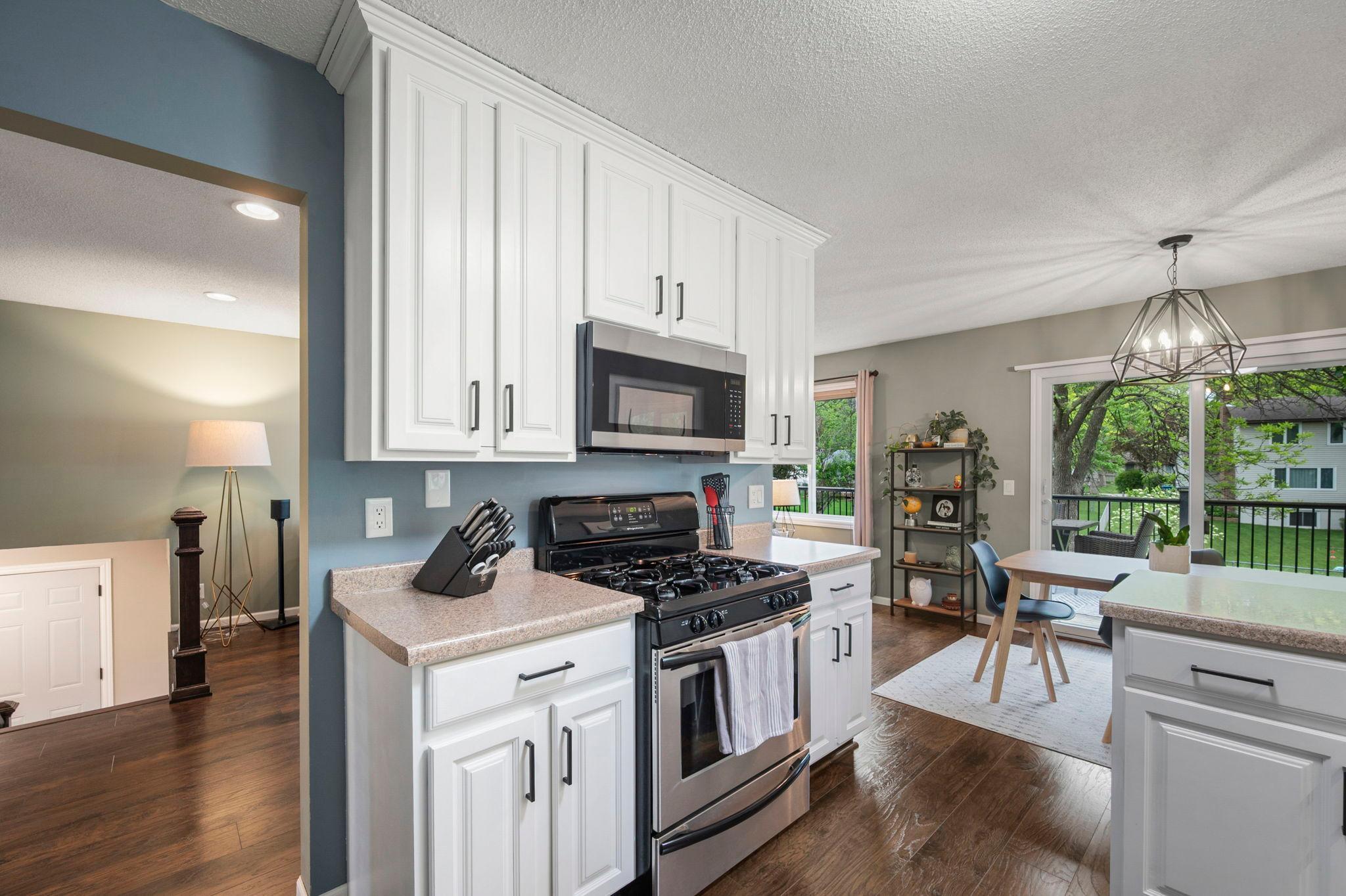 Main floor has a great circular flow and feels open and inviting.