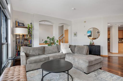 Spacious family room that is perfect for entertaining!