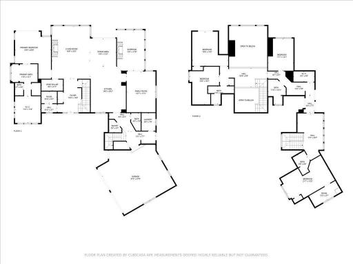 Combined Floor Plan View Comprehensive overview showing both main and upper levels—showcasing the seamless flow between living areas, bedroom retreats, and entertaining spaces.