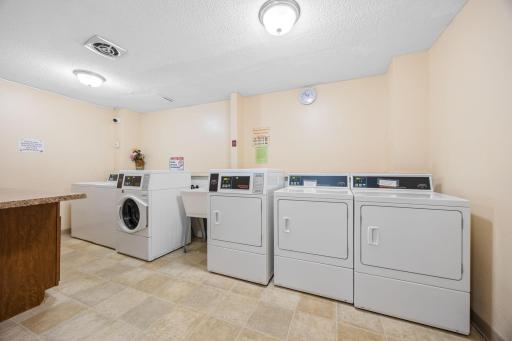 Laundry room is just a few steps from the unit!