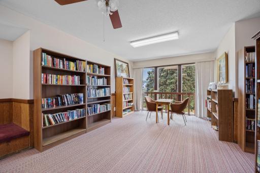 Shared library..come and read or rent books to take home!