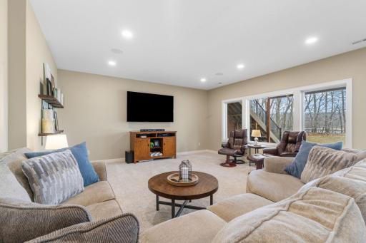 With the recently finished lower level you will not want for entertaining space.