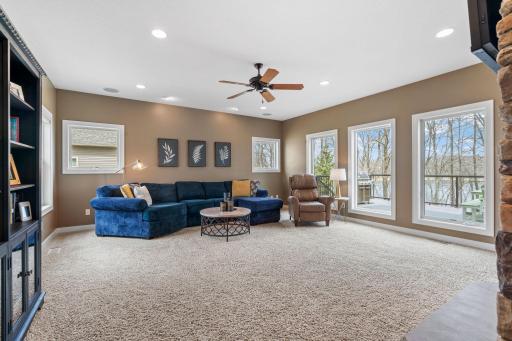 Large picture windows are featured throughout the home letting in an abundance of natural light.