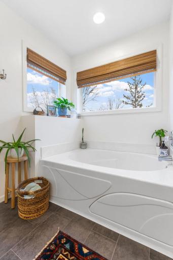 Separate tub & Shower