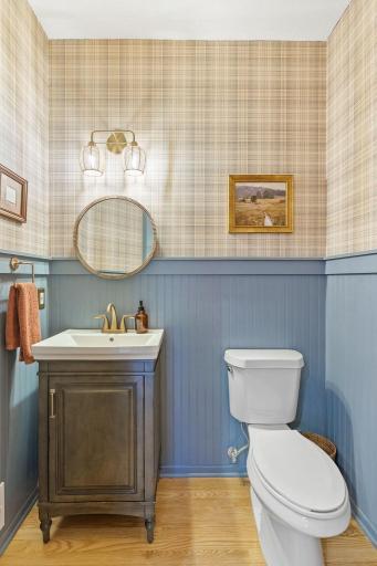 Re-desgined main floor 1/2 bathroom