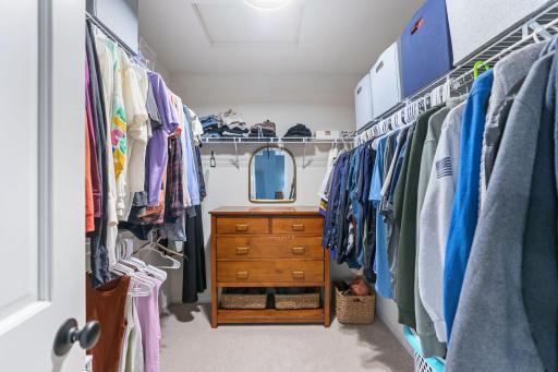 Walk-in Closet in Primary Bedroom