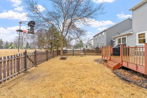 Fully fenced-in yard