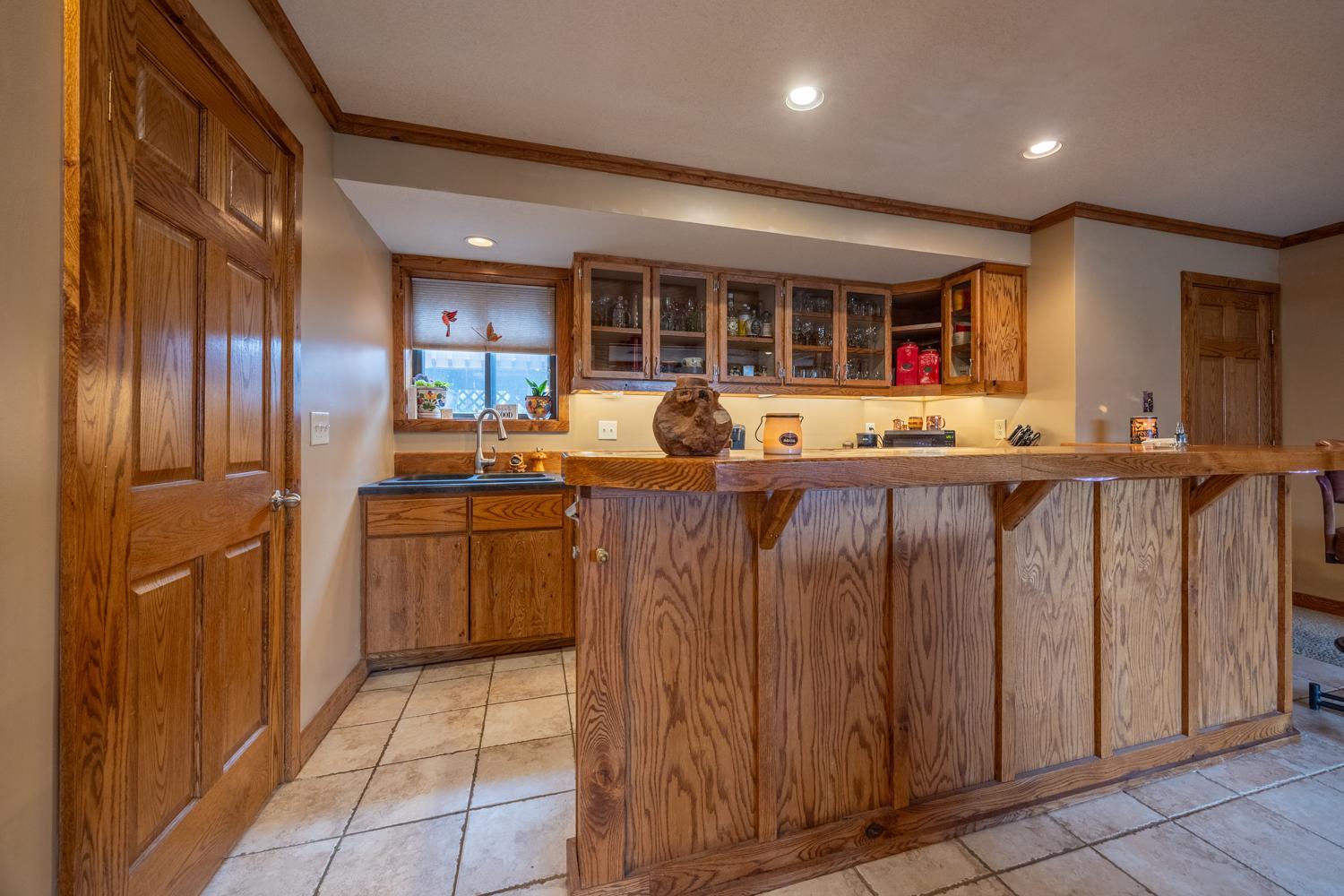 Lower Level Entertaining Space