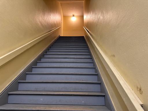 Photo for 312 2nd Street NW, Big Falls, MN 56627 - Listing #6697568 staircase from lower entry to upstairs apartments