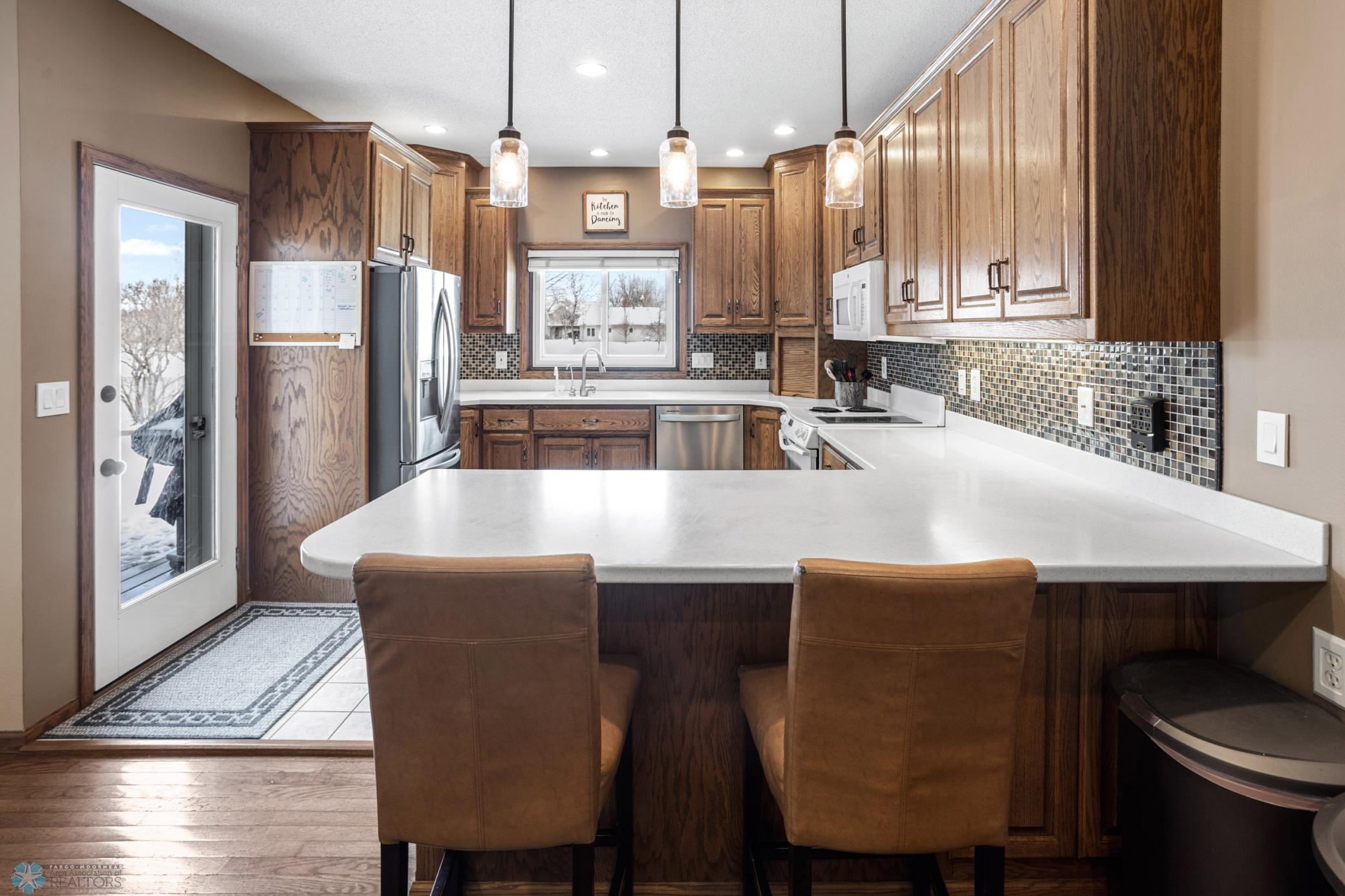 Custom Kitchen with Hard Surface Countertops
