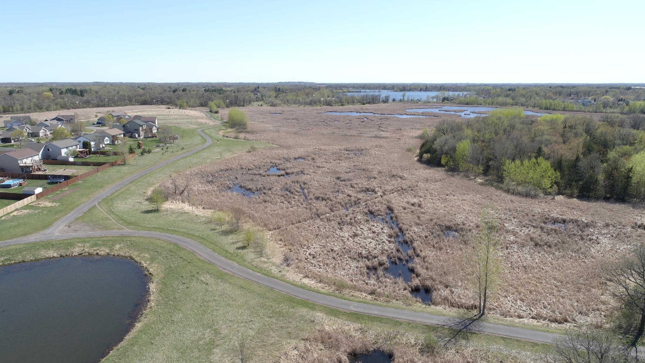 Aerial of trails