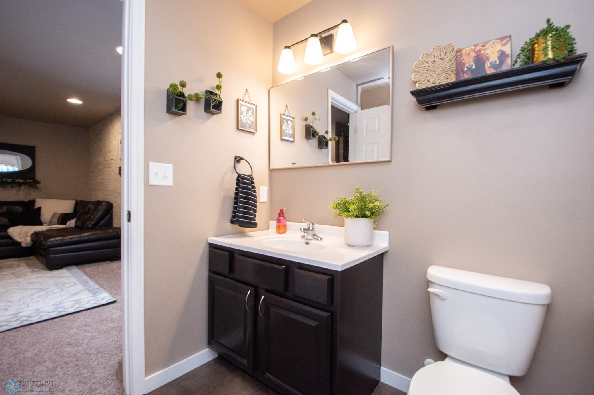 basement 3/4 bathroom