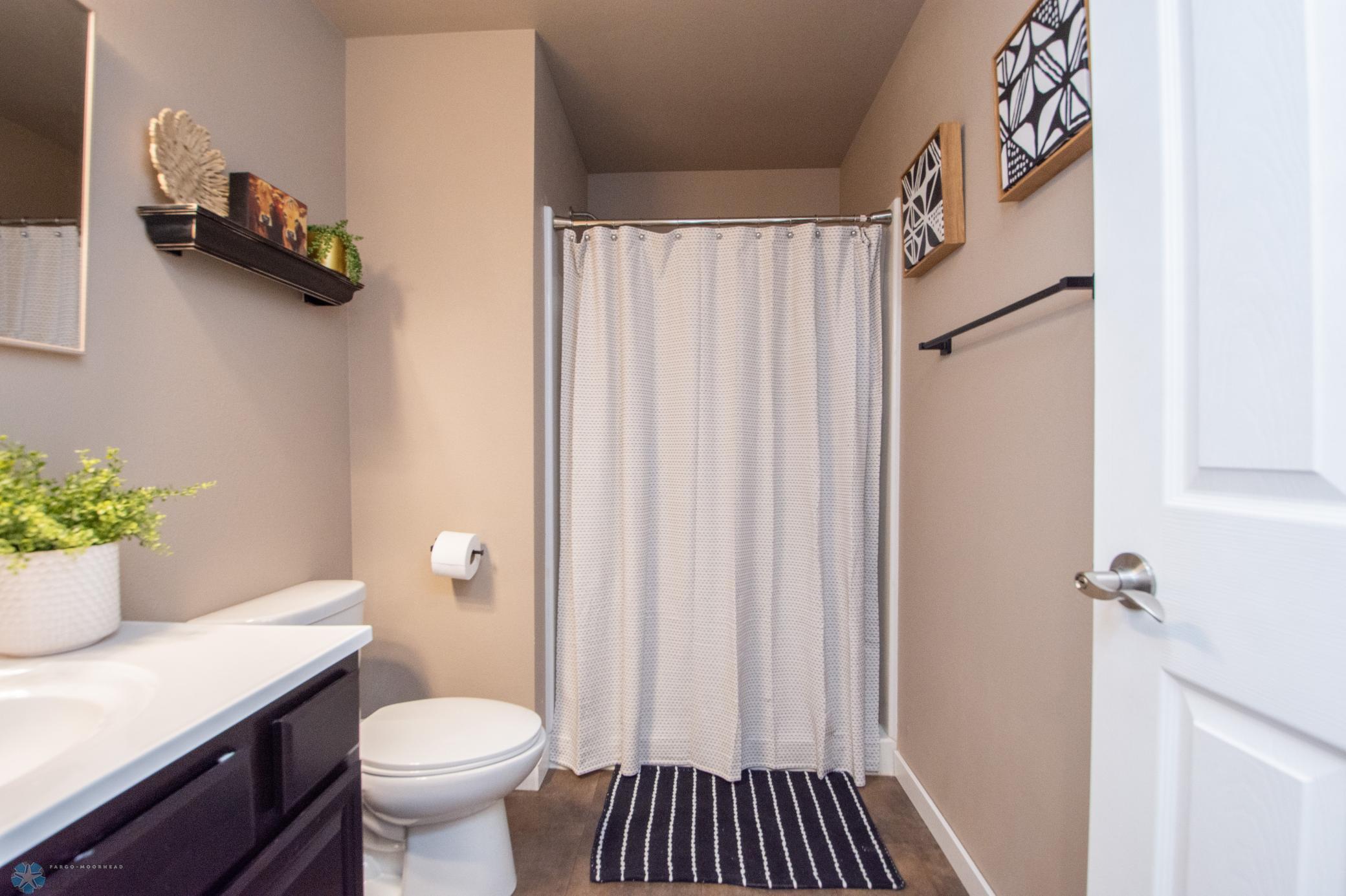 basement 3/4 bathroom