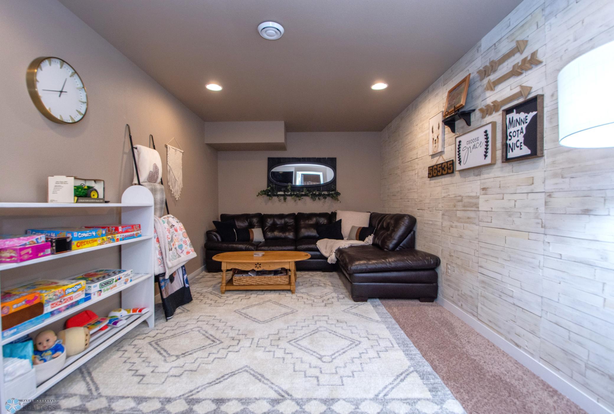 basement family room