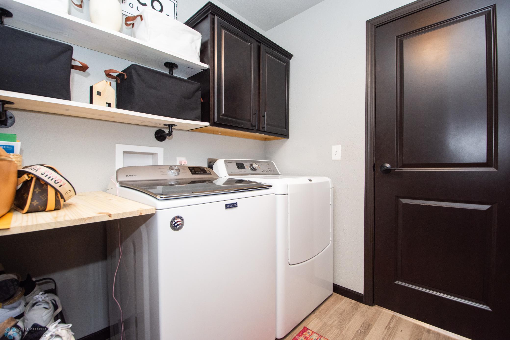 drop zone/main floor laundry-washer and dryer included!