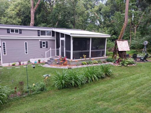 Unit 69 of Cokato Lake RV Resort - 2018 Kropf Park Model with Loft, Shed, Cart, very private yard and all the great amenities of the Best RV Resort in Minnesota!