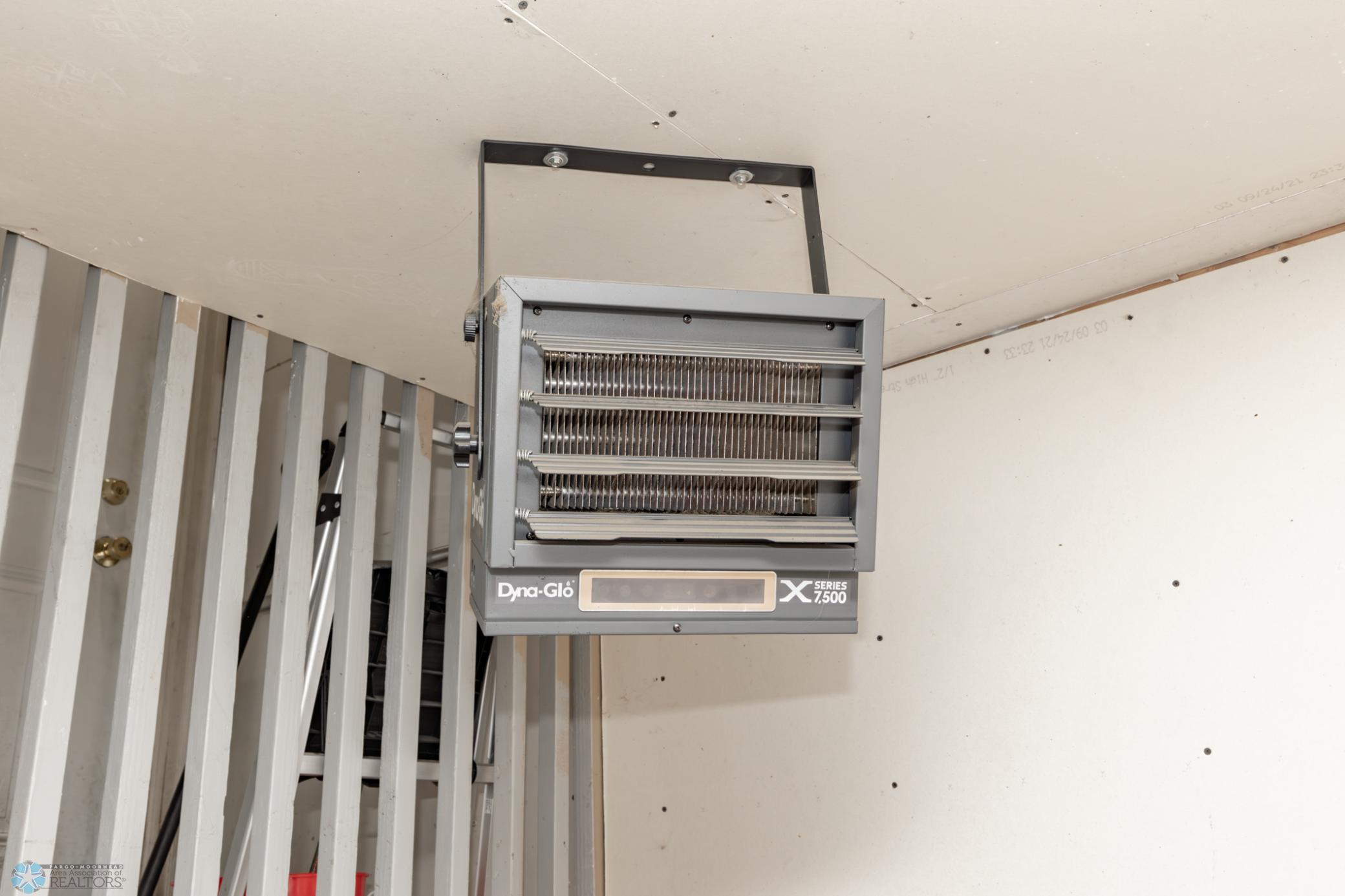 Electric garage heater