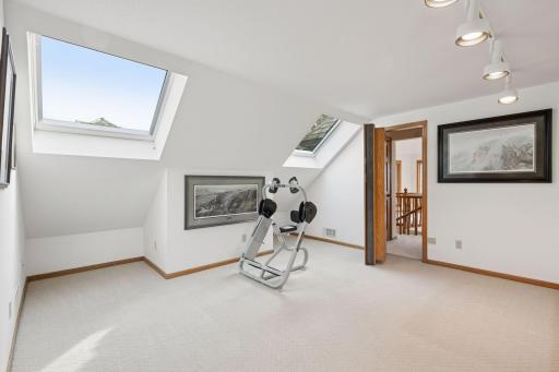 Exercise room or bedroom with it's own bath