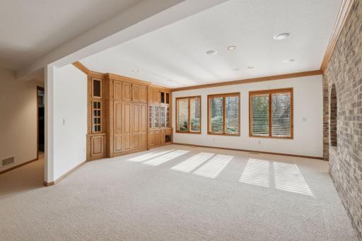 Lower level family room. This is a walk-out