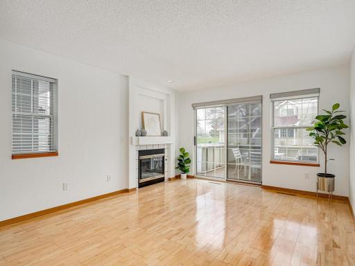 South-facing windows provide an abundance of natural light.