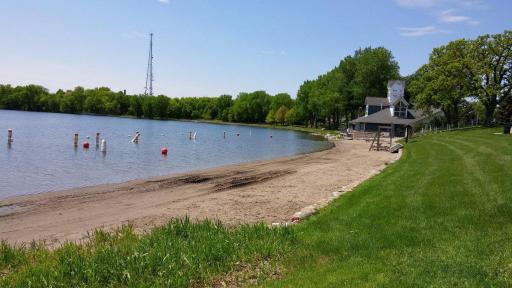 The Beach at Parker's Lake, less than a mile away. "Lakeside park offering boat launches, a beach area, playground, stage & wintertime ice skating."
