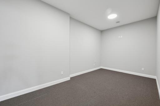 Perfect room for a theatre set-up or an exercise room!