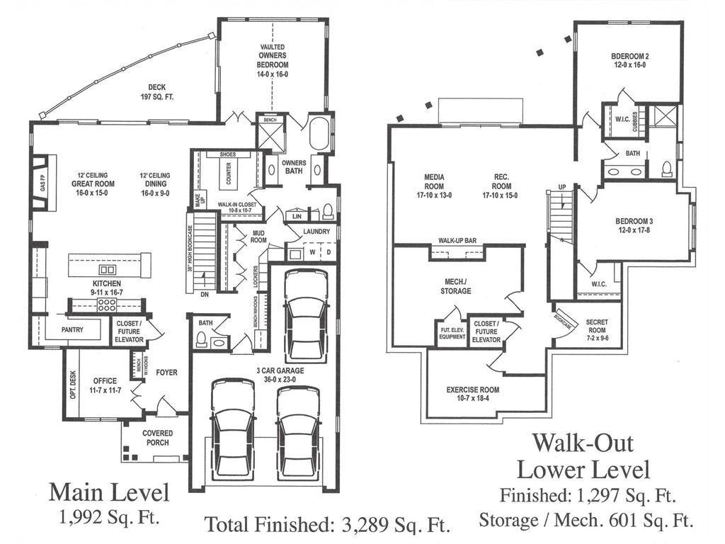 512 Oak Ridge Floor Plans