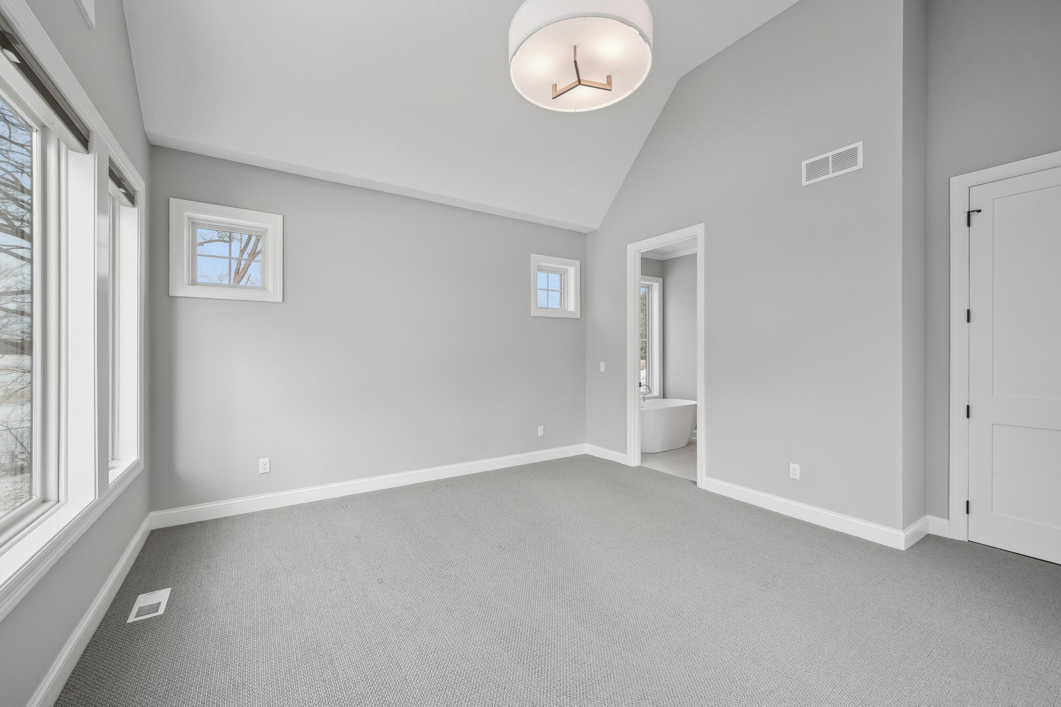 Owner's suite, leading into the bathroom and closet