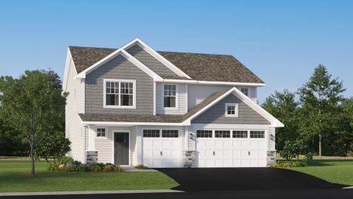 (Exterior rendering, finishes will vary) Enjoy your beautiful new Marquette home!
